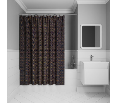 Штора для ванной IDDIS Base 200x240 см, Полиэстер, синий BG05P24i11 Штора для ванной IDDIS Base 200x240 см, Полиэстер, синий BG05P24i11