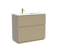 Тумба напольная SANCOS Folk Floor левая 995х445х850, c двумя ящиками оснащенными доводчиками, Капучино, арт.FL100FLCP Тумба напольная SANCOS Folk Floor левая 995х445х850, c двумя ящиками оснащенными доводчиками, Капучино, арт.FL100FLCP