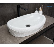 Раковина Gid 777s 51222 накладная ,белая 