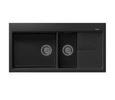Кухонная мойка с разделочной доской Florentina РОССАНА 20.335.E1000.302, антрацит 