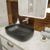 Раковина Teymi Solli 60 artceramic, накладная, Черная Матовая T50397 