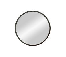 Зеркало CONTINENT Мун, черное, D 600 в МДФ раме Б179 