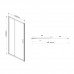 Душевая дверь Vincea Garda VDS-1G100CL, 1000, хром, стекло прозрачное 
