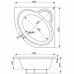 Ванна акриловая VAGNERPLAST MINI CATALINA 125x125 белая VPBA125CTM3X-04 