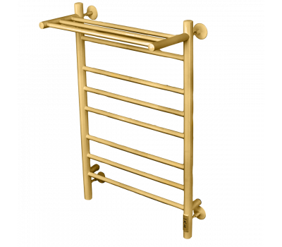 Полотенцесушитель электрический Comfysan Luce EC-8 80/50 с полкой, MAT GOLD RAL 