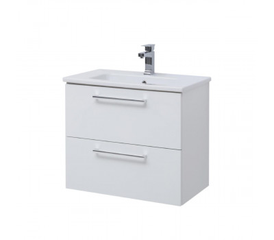 Тумба под раковину подвесная Dreja Gio 80 см, белый