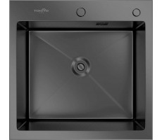 Кухонная мойка TOKITO OKA врезная 50х50 см графит (TOK-OKA-5050-GF) Кухонная мойка TOKITO OKA врезная 50х50 см графит (TOK-OKA-5050-GF)
