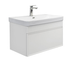 Тумба-умывальник для ванной Comforty Мадрид-80М белая матовая с раковиной Comforty CF19595BX-80 00-00019943 