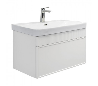 Тумба-умывальник для ванной Comforty Мадрид-80М белая матовая с раковиной Comforty CF19595BX-80 00-00019943 