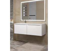 Тумба под раковину Uperwood Tanos 120 см, левая, белая 291020263 Тумба под раковину Uperwood Tanos 120 см, левая, белая 291020263
