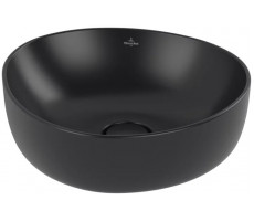 Раковина накладная Villeroy & Boch Antao 40 4A7240R7 черный Раковина накладная Villeroy & Boch Antao 40 4A7240R7 черный