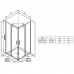Дверь для угла Ravak Blix Slim X1LM70C00Z1  