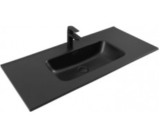 Раковина Aquanet Flat 100 черная матовая Раковина Aquanet Flat 100 черная матовая