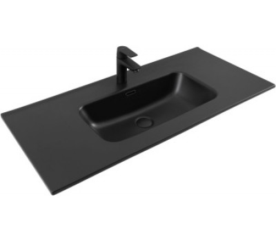 Раковина Aquanet Flat 100 черная матовая Раковина Aquanet Flat 100 черная матовая