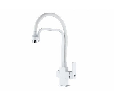 Смеситель для кухни под фильтр ZORG  ZR 341-8 YF WHITE белый 