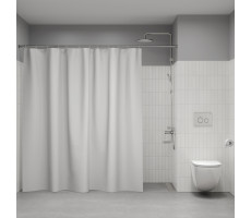 Штора для ванной IDDIS Промо Promo 200x240см, полиэтилен PE, белый P02PE24i11 