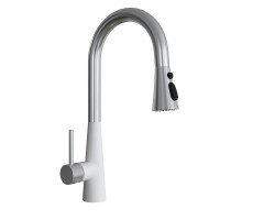 Смеситель для кухни с выдвижным изливом Florentina ВИТА 313.29Н.1223.201, жасмин 