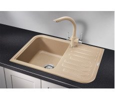 Кухонная мойка GRANULA 7001, ПЕСОК, кварц 