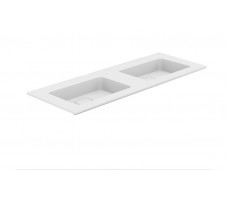 Раковина-моноблок 140 см Armadi Art WHITE QUATRO 140 (двойная) акрил 793-140-2-W Раковина-моноблок 140 см Armadi Art WHITE QUATRO 140 (двойная) акрил 793-140-2-W