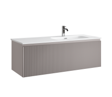 Тумба подвесная SANCOS Snob R 1.0 1195х445х406, c одним ящиком оснащенным доводчиками, Doha Soft , арт.SNR1.0120RSM Тумба подвесная SANCOS Snob R 1.0 1195х445х406, c одним ящиком оснащенным доводчиками, Doha Soft , арт.SNR1.0120RSM