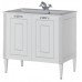 Тумба под раковину Aquanet Паола 90 белый/серебро 