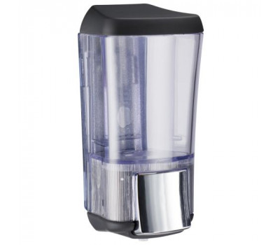 Диспенсер для жидкого мыла black прозрачный NOFER 03010.N 