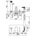Смеситель для ванны с душем Paffoni Elle EL001NO 