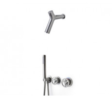 Душевой комплект встраиваемый ЛИБЕРТИ 5011GG-P графит Bronze de Luxe 