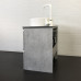 Тумба-умывальник Комфорти Эдинбург-60-2 бетон светлый с черной столешницей и раковиной 9111 00-00005701 Тумба-умывальник Комфорти Эдинбург-60-2 бетон светлый с черной столешницей и раковиной 9111 00-00005701
