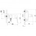 Смеситель для душа AZARIO CASTELO с ручным душем, хром AZ-VJC338274C 