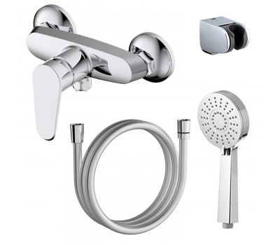 Смеситель для душа AZARIO CASTELO с ручным душем, хром AZ-VJC338274C 