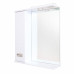 Шкаф-зеркало Onika Балтика 58 белый, левый, с подсветкой 205815 