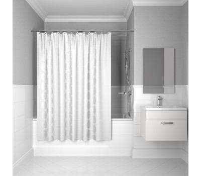 Штора для ванной IDDIS Base 200x240 см, Полиэстер BD04P24i11 Штора для ванной IDDIS Base 200x240 см, Полиэстер BD04P24i11