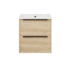 Тумба под раковину подвесная La Fenice Tesoro FNC-01-TES-DNN-60-2, натуральный  Тумба под раковину подвесная La Fenice Tesoro FNC-01-TES-DNN-60-2, натуральный