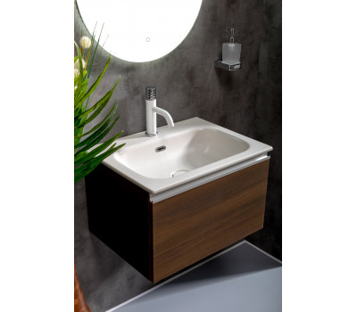 Тумба без раковины Armadi Art Vallessi 60 DARK OAK, 1 полка 837-060-D 