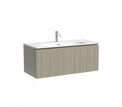 Тумба под раковину Sancos Код (Code) CD100GP 100x45x40 серая платина