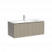 Тумба под раковину Sancos Код (Code) CD100GP 100x45x40 серая платина