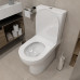 Унитаз напольный Teymi Aina безободковый, сиденье микролифт T40205 