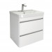 Подвесная тумба-умывальник Comforty Валдай-60П2 белый матовый с раковиной 4460 00-00020675 