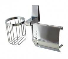 Держатель туалетной бумаги и освежителя WasserKRAFT Lopau K-6000 6059 Хром 