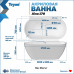 Ванна акриловая 170x80 пристенная Teymi Aina синяя матовая T130120 Ванна акриловая 170x80 пристенная Teymi Aina синяя матовая T130120