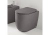 Унитаз безободковый пристенный Kerasan Nolita 531889 цвет: Ferro matt