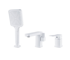 Смеситель на борт ванны Shevanik S9912C, белый