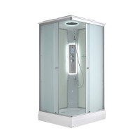 Душевая кабина AvaCan CK2080LED матовый Хром 