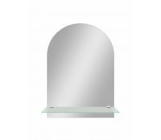 Зеркало CONTINENT Арка 390х590 с полкой В004 Зеркало CONTINENT Арка 390х590 с полкой В004