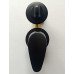 Душевая кабина 110х80см Frank F411L М Black левосторонняя матовое стекло
