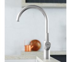 Смеситель для кухни, с каналом для питьевой воды, с C - изливом Damixa Eclipse 310721400 Никель 