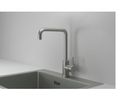 Смеситель для кухни GRANULA KS-7110, МАТОВАЯ СТАЛЬ, KITCHEN SPACE 