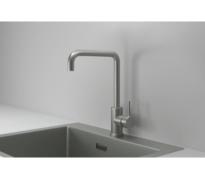 Смеситель для кухни GRANULA KS-7110, МАТОВАЯ СТАЛЬ, KITCHEN SPACE 
