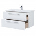 Тумба под раковину подвесная Dreja Gio 100 см, белый